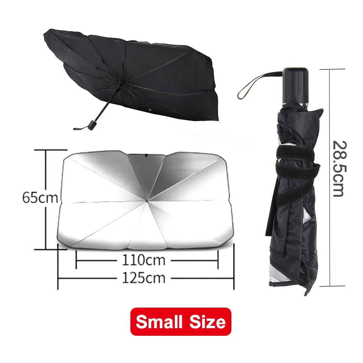 【CA006】Windshield Sunshade Foldable Reflective UV Protection